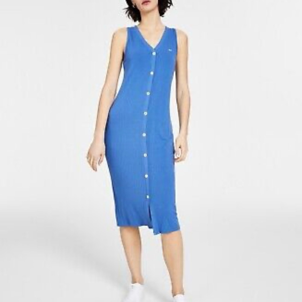 Tommy Hilfiger Blue Midi Dress